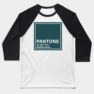 pantone 19-4517 TCX Mediterranea Baseball T-Shirt